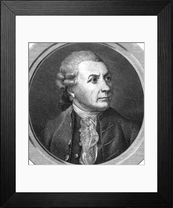 Framed Print : Fg Klopstock / Circular Framed Print : Fg Klopstock / Circular