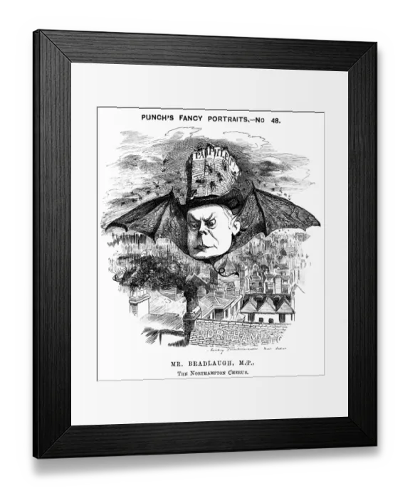 Framed Print : Charles Bradlaugh Framed Print : Charles Bradlaugh