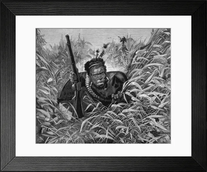 Framed Print : Racial / s Africa / Zulu 19C Framed Print : Racial / s Africa / Zulu 19C