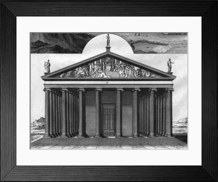 Framed Print : 7 Wonders / Diana / Calmet Framed Print : 7 Wonders / Diana / Calmet