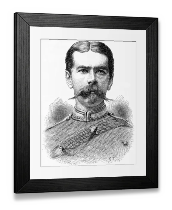 Framed Print : Kitchener / 1884 Eng Framed Print : Kitchener / 1884 Eng