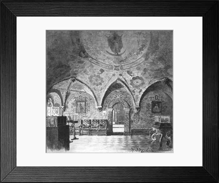 Framed Print : Kremlin / Czars Throne Rm Framed Print : Kremlin / Czars Throne Rm