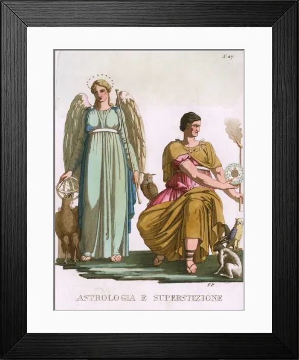 Framed Print : Astrology & Superstition Framed Print : Astrology & Superstition