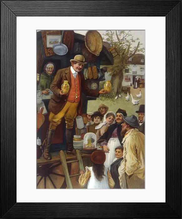 Framed Print : Travelling Pedlar Framed Print : Travelling Pedlar