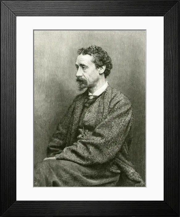 Framed Print : Charles Keene  /  Harpers