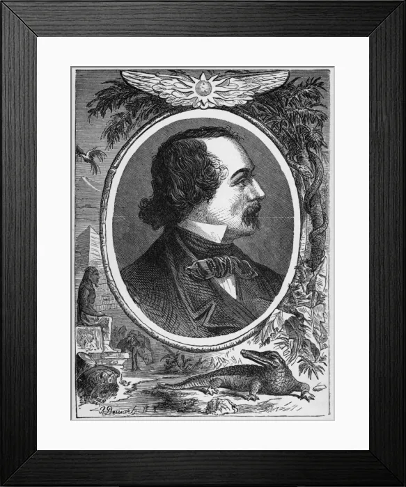 Framed Print : Elisha Kent Kane / Demarle Framed Print : Elisha Kent Kane / Demarle