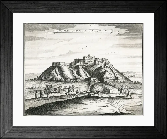 Framed Print : China / Tibet / Lhasa 18C Framed Print : China / Tibet / Lhasa 18C