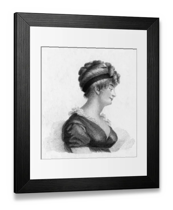 Framed Print : Georgiana  /  Duchess  /  Phllps