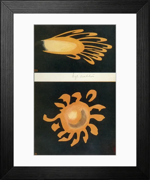 Framed Print : Thoughtforms - 20, 21 Framed Print : Thoughtforms - 20, 21