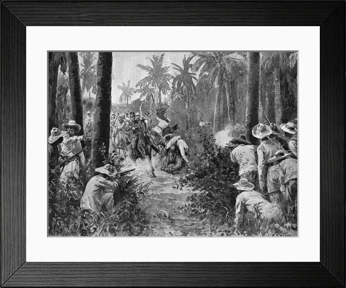 Framed Print : Cuba / Rebel Ambush Framed Print : Cuba / Rebel Ambush