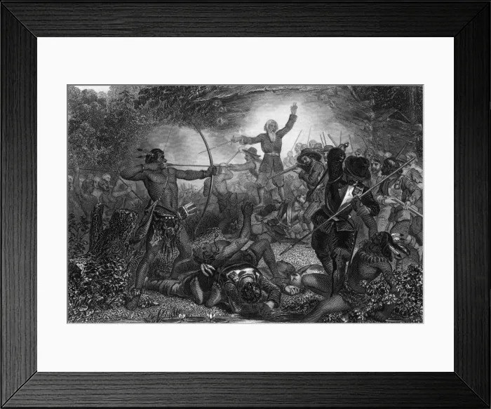 Framed Print : Goffe at Hadley / 1676 Framed Print : Goffe at Hadley / 1676