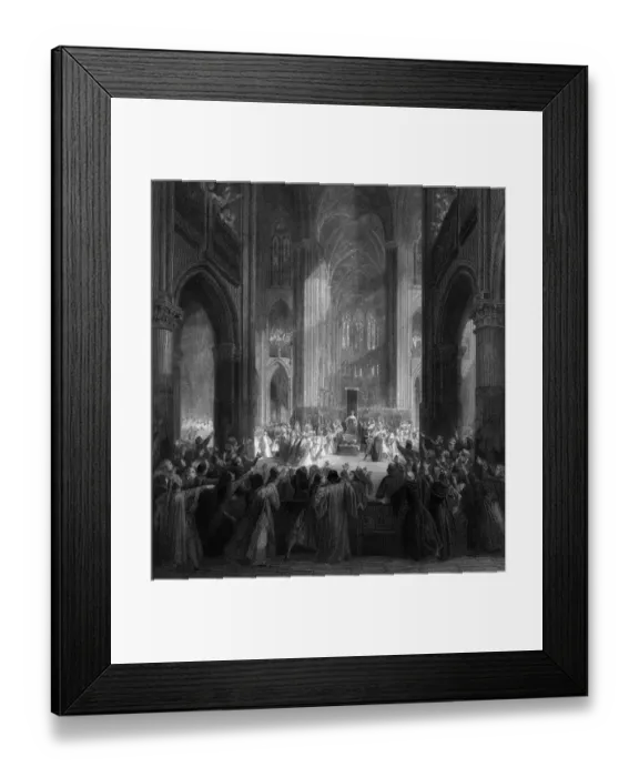 Framed Print : French Parliament 1328 Framed Print : French Parliament 1328