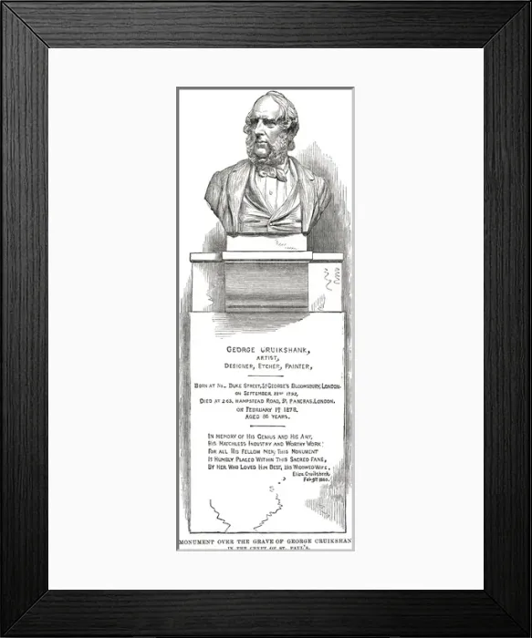 Framed Print : Cruikshank / Monument Framed Print : Cruikshank / Monument