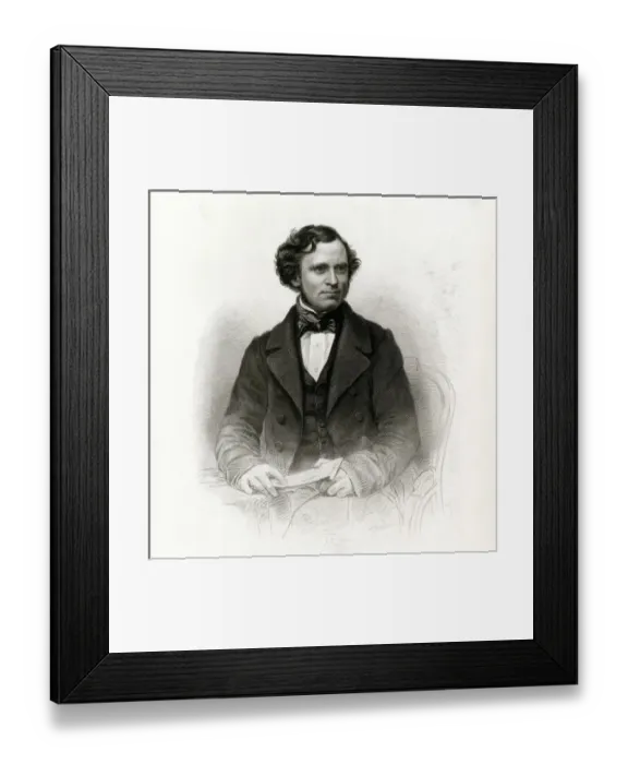 Framed Print : 15th Earl Derby / Vignette Framed Print : 15th Earl Derby / Vignette