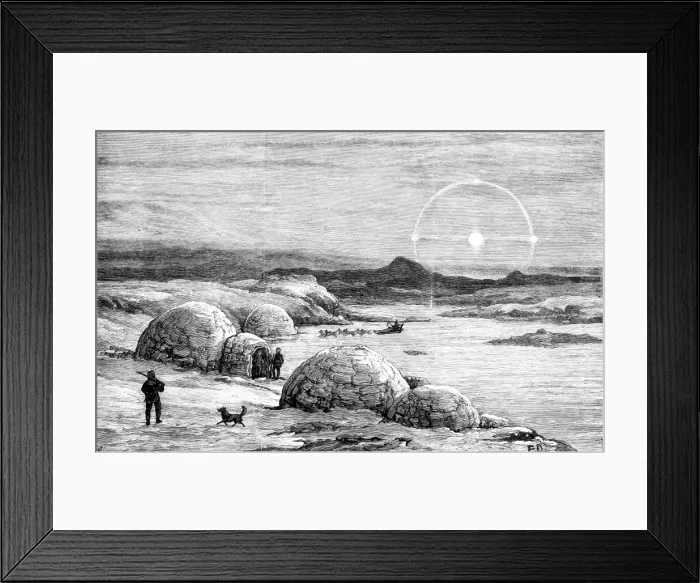 Framed Print : De Long / Lake Daly Framed Print : De Long / Lake Daly