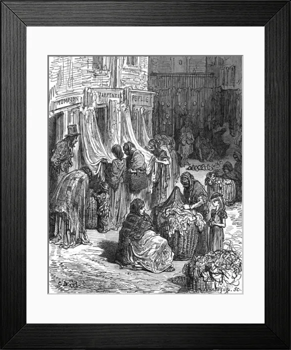 Framed Print : Trade / Market / London Framed Print : Trade / Market / London