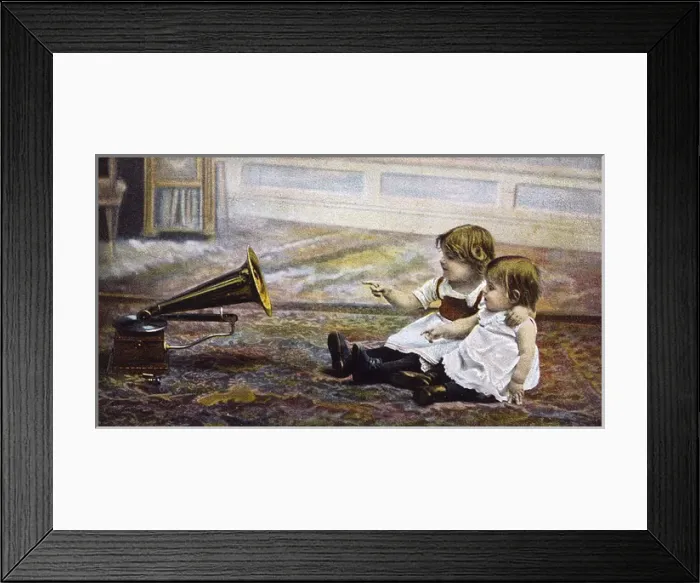 Framed Print : Two Listeners Framed Print : Two Listeners