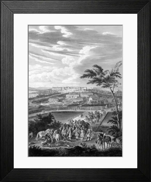 Framed Print : Louis XIV at Versailles Framed Print : Louis XIV at Versailles