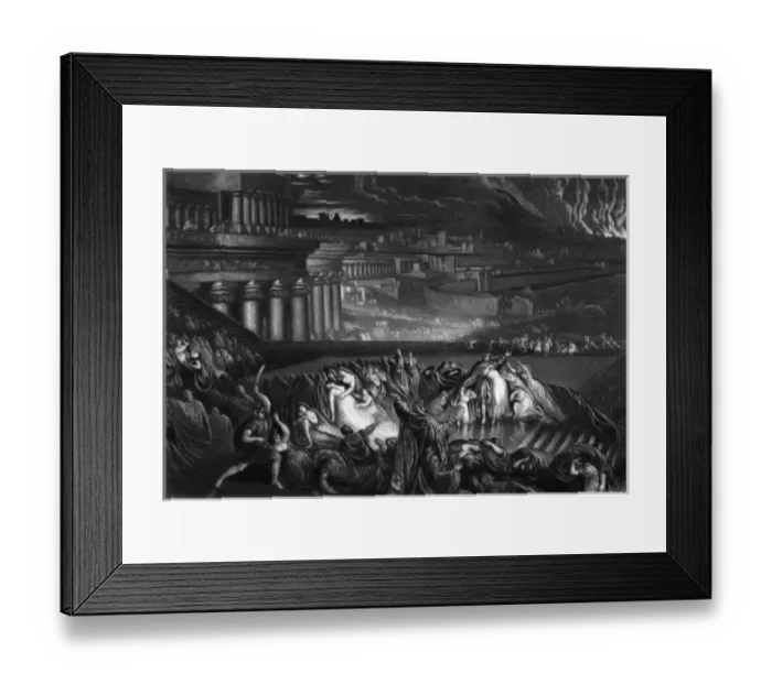 Framed Print : Nineveh Sacked by Medes Framed Print : Nineveh Sacked by Medes