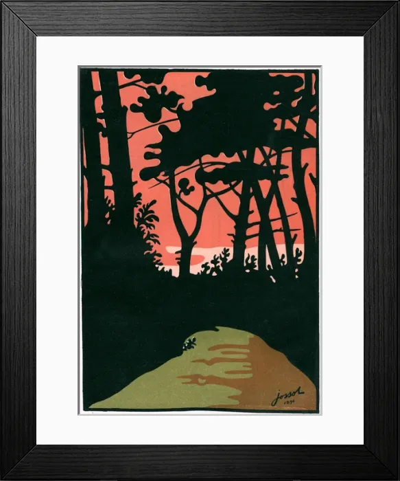 Framed Print : Evening / Atmospheric 1896 Framed Print : Evening / Atmospheric 1896