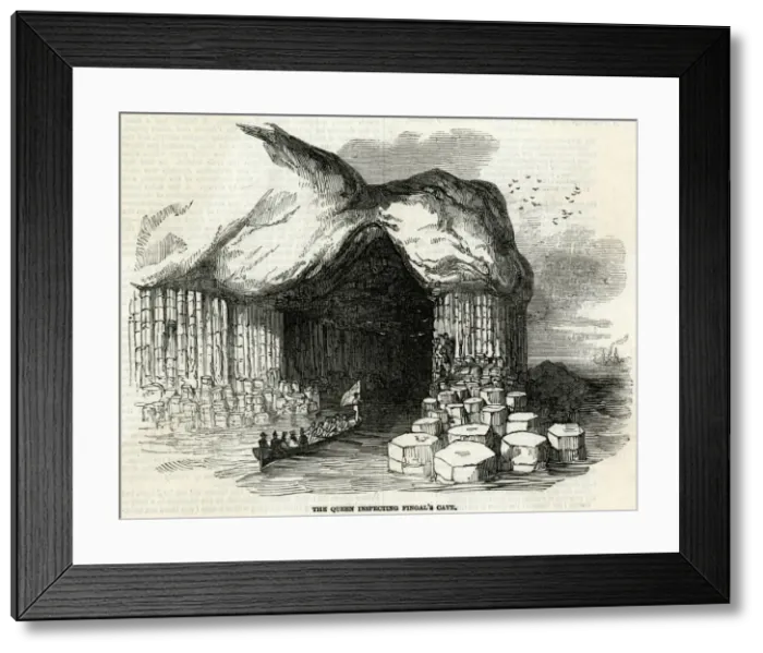 Framed Print : Victoria / Fingals Cave Framed Print : Victoria / Fingals Cave