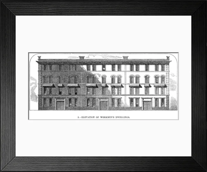 Framed Print : Homes for Workers Framed Print : Homes for Workers