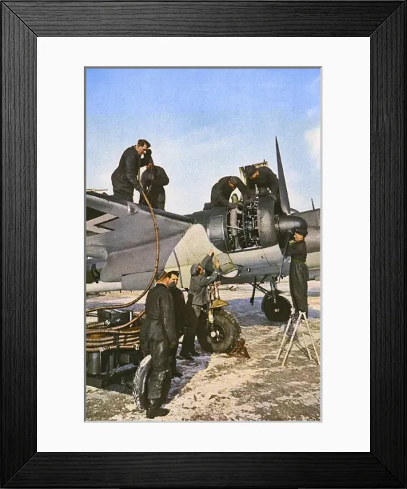 Framed Print : Re-Arming a Bomber Framed Print : Re-Arming a Bomber