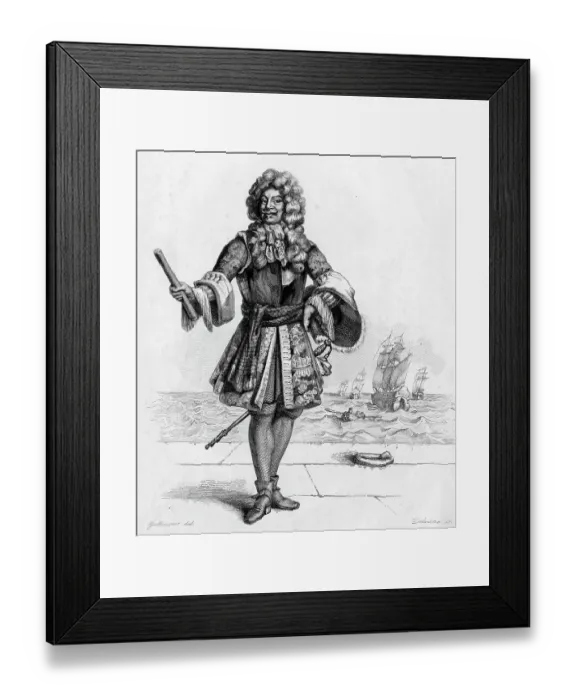 Framed Print : Abraham Duquesne Framed Print : Abraham Duquesne