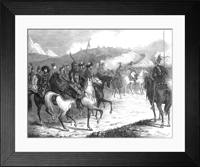 Framed Print : Russian Troops / Caucasus Framed Print : Russian Troops / Caucasus