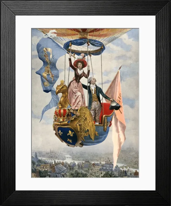 Framed Print : First Gas Balloon (2) Framed Print : First Gas Balloon (2)