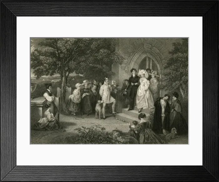 Framed Print : Country Wedding Framed Print : Country Wedding