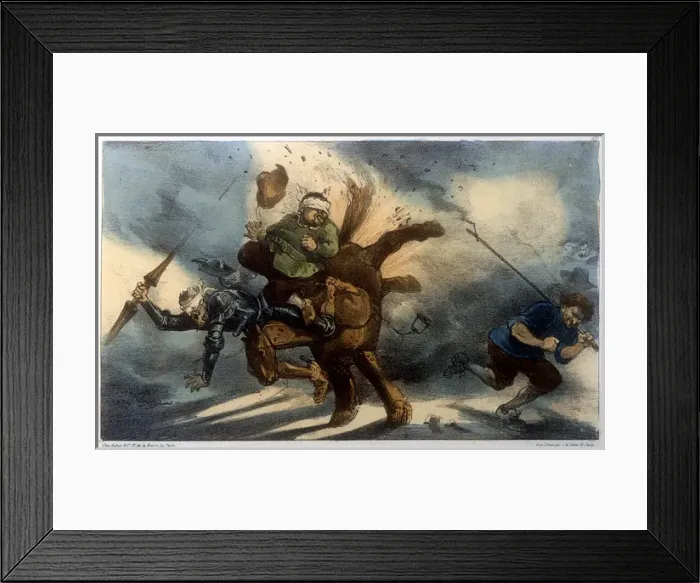 Framed Print : Quixote - Flying Horse Framed Print : Quixote - Flying Horse