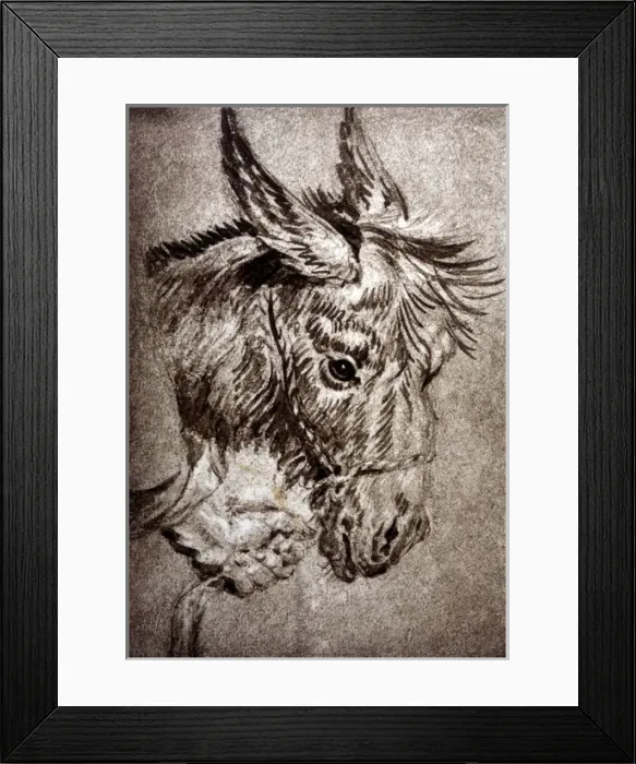 Framed Print : Books / Stevenson Donkey Framed Print : Books / Stevenson Donkey