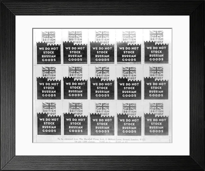 Framed Print : Pro British Stamps Framed Print : Pro British Stamps