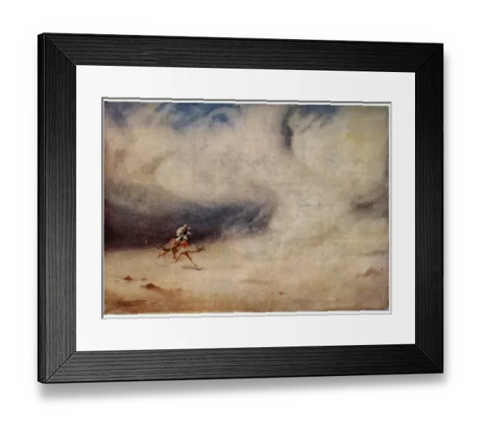 Framed Print : Egyptian Sand Whirlwind Framed Print : Egyptian Sand Whirlwind