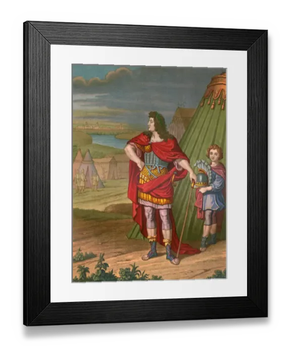Framed Print : Louis XIV as Roman Framed Print : Louis XIV as Roman