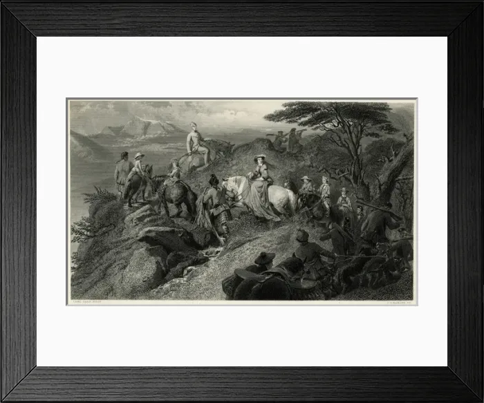 Framed Print : Victoria / Lochnagar 1848 Framed Print : Victoria / Lochnagar 1848