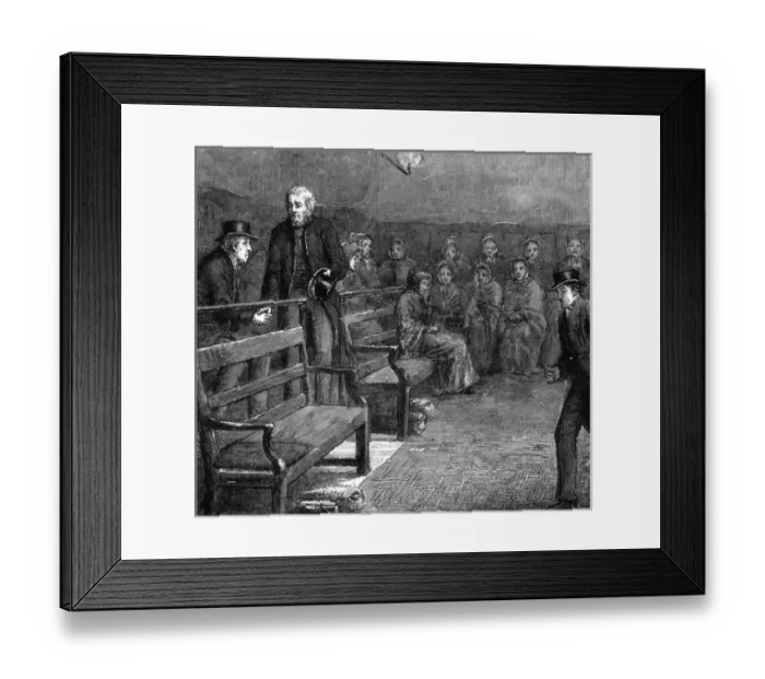 Framed Print : Quaker Elders Framed Print : Quaker Elders