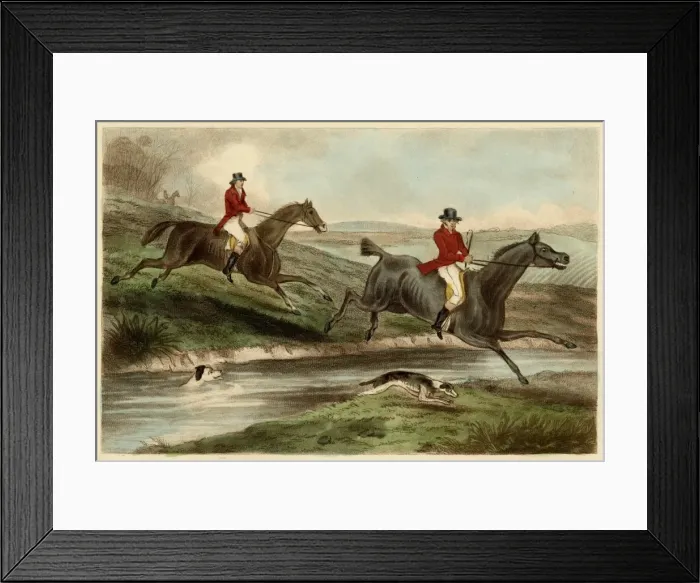 Framed Print : Leaping a Brook Framed Print : Leaping a Brook