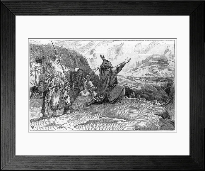 Framed Print : Charlemagne Halts Sun Framed Print : Charlemagne Halts Sun