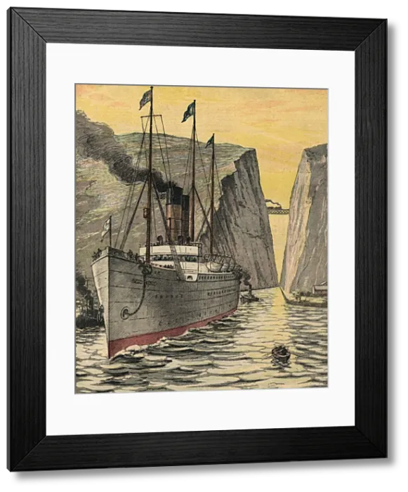 Framed Print : Corinth Canal Framed Print : Corinth Canal