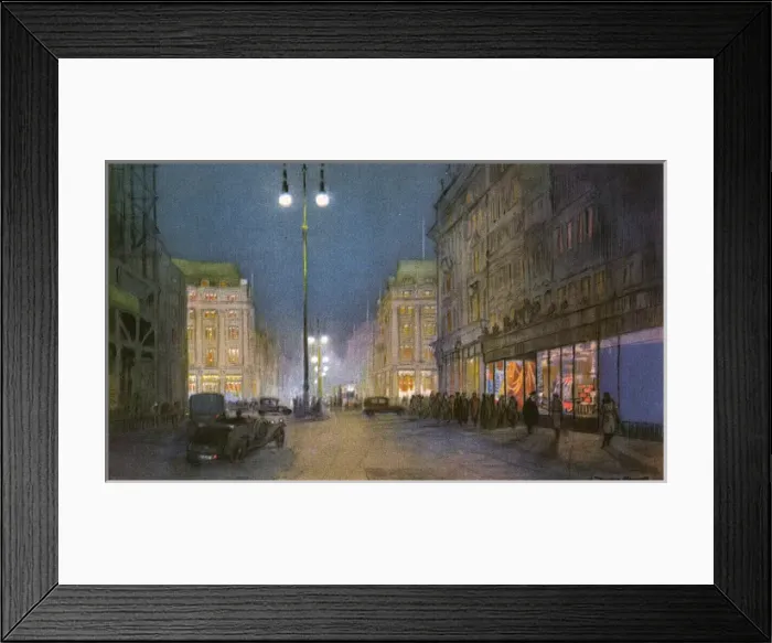 Framed Print : Regent Street, London 1926 Framed Print : Regent Street, London 1926