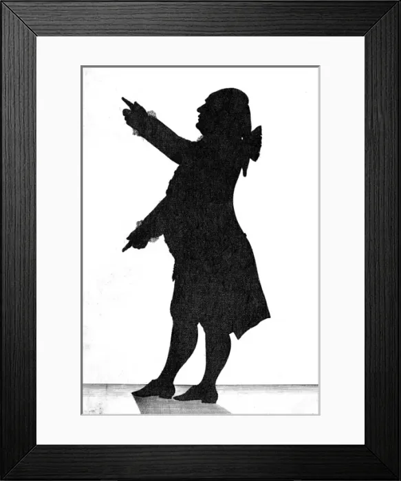 Framed Print : Cagliostro / Silhouette Framed Print : Cagliostro / Silhouette