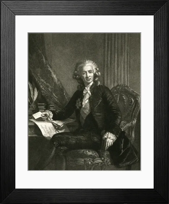 Framed Print : C-A De Calonne / Le Brun Framed Print : C-A De Calonne / Le Brun