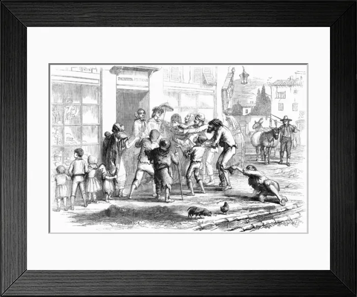Framed Print : Social / Naples Patisserie Framed Print : Social / Naples Patisserie