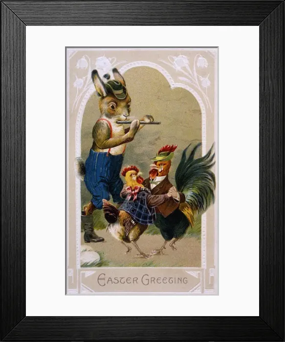 Framed Print : Bunny and Poultry Framed Print : Bunny and Poultry