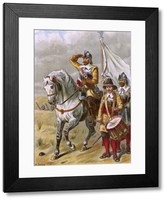 Framed Print : Military / Dress / 17th Cent Framed Print : Military / Dress / 17th Cent
