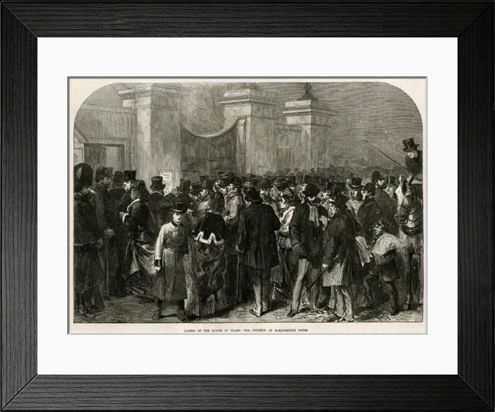 Framed Print : Edward VII Ill again 71 Framed Print : Edward VII Ill again 71
