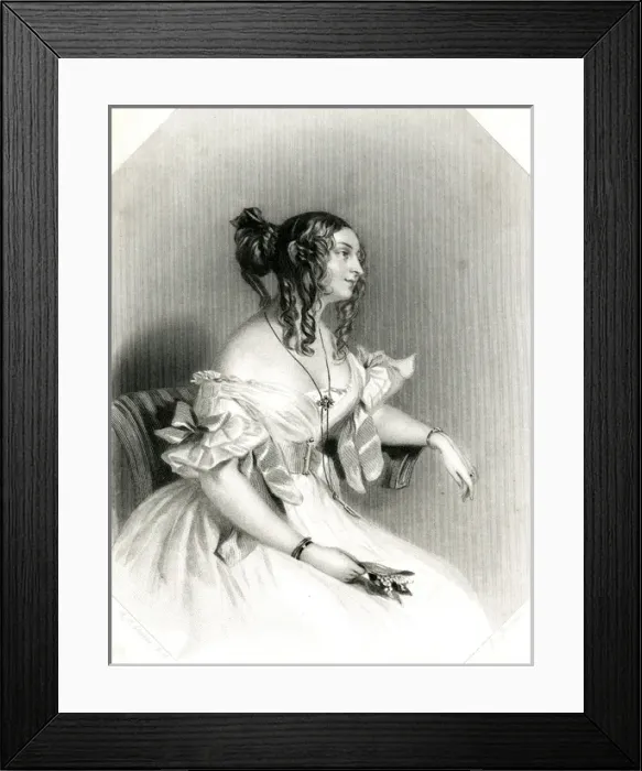 Framed Print : Countess Guiccioli / Chaln Framed Print : Countess Guiccioli / Chaln
