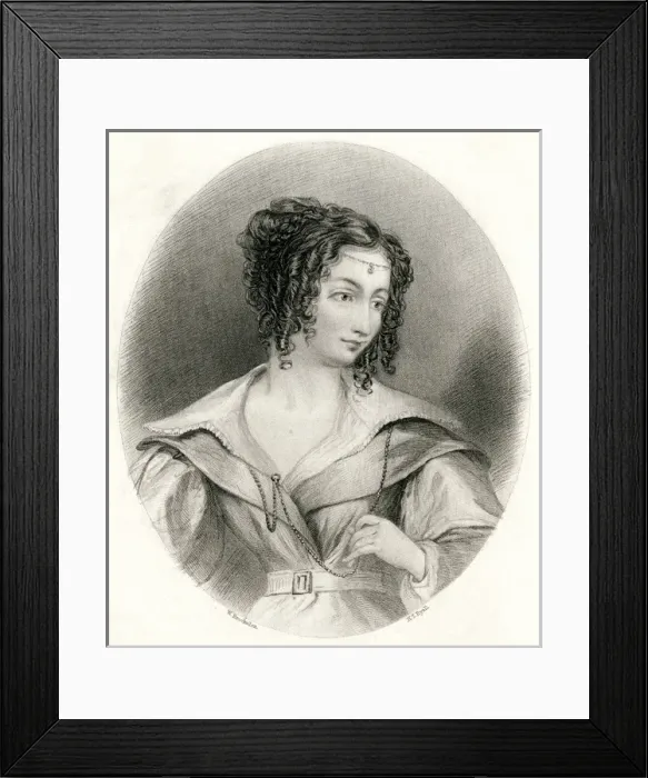 Framed Print : Countess Guiccioli / Brock Framed Print : Countess Guiccioli / Brock